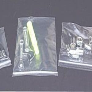 4 MIL thickness clear zipper reclosable bags