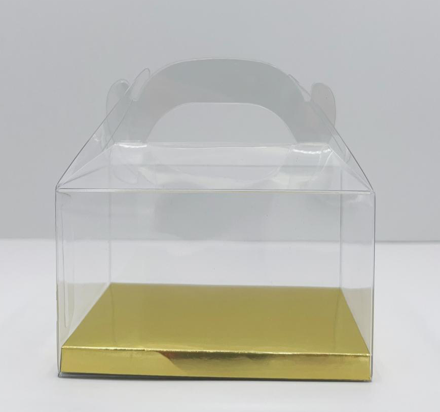 Clear Boxes with Pop and Lock Bottom - 5.13 x 2 x 5.13 - 25 Pack