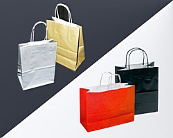 Prime Line Packaging Black Colored Kraft Paper Bags with Handles Gift Bags,  Bulk 50 Pcs 6x3x9, 50 Pcs - Foods Co.