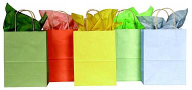 Color paper bags - Kraft paper bags - Merchandise bags