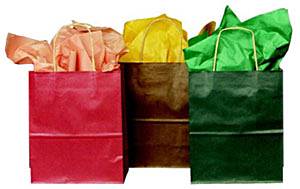 Saving Nature 12.6 x 8.3 x 11.2 inch Paper Shopping Bags, 100 Sturdy Bags with Handles - Durable, for Groceries, Gifts, or Merchandise, Kraft Paper Re