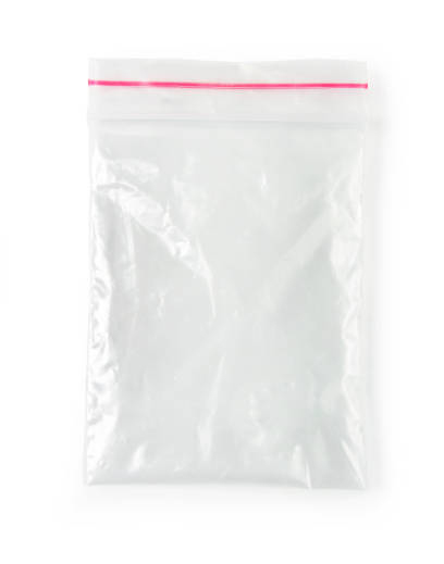 Plastic pouches with a zipper