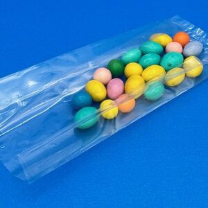 1.5 MIL Thickness Clear Flat Open Poly Bags with Side Gusset