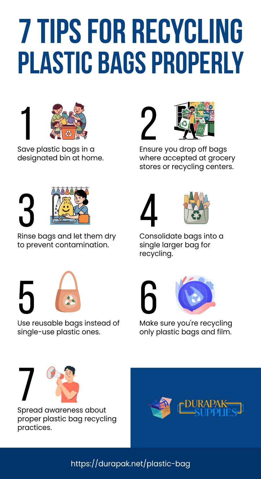 Tips for Recycling Plastic Bags Properly