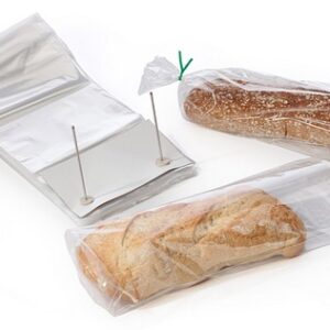 Flat Open Poly Bags with Bottom Gusset on Wicket Mount